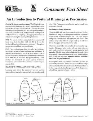 Postural Drainage Fact Sheet 7-28-05