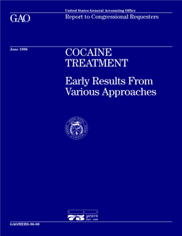 HEHS-96-80 Cocaine Treatment Outcomes B-265688