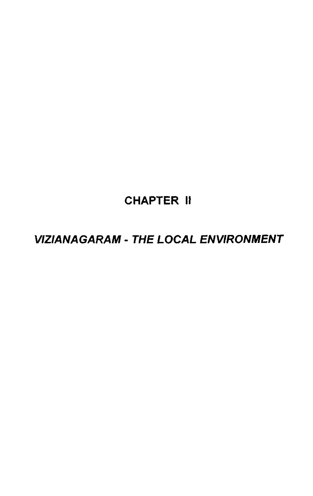 Chapter Ii Vizianagaram