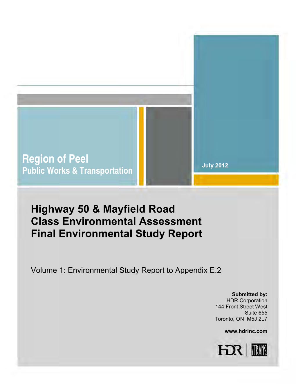 Environmental Study Report