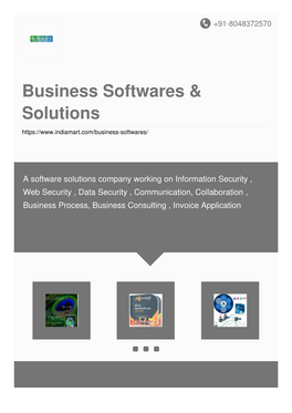 Business Softwares & Solutions