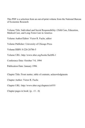 Front Matter, Table of Contents, Acknowledgments