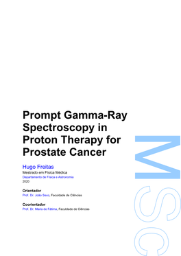 Prompt Gamma-Ray Spectroscopy in Proton Therapy for Prostate Cancer