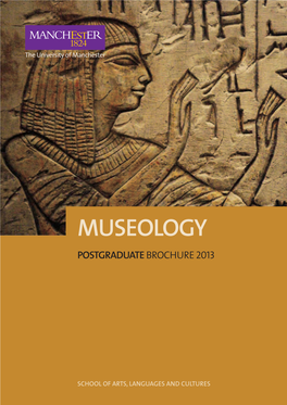 Museology Postgraduate Brochure 2013