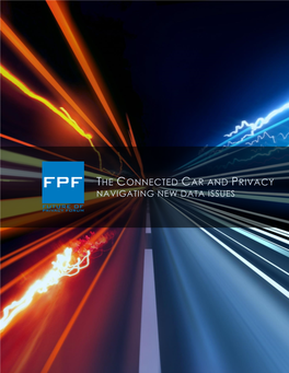 The Connected Car and Privacy Navigating New Data Issues