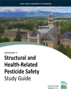 Structural and Health-Related Pesticide Safety Study Guide Contents CHAPTER 1 CHAPTER 5 INTRODUCTION UNDERSTANDING Forward