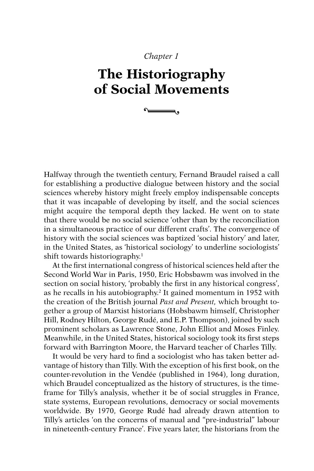 The Historiography of Social Movements Å