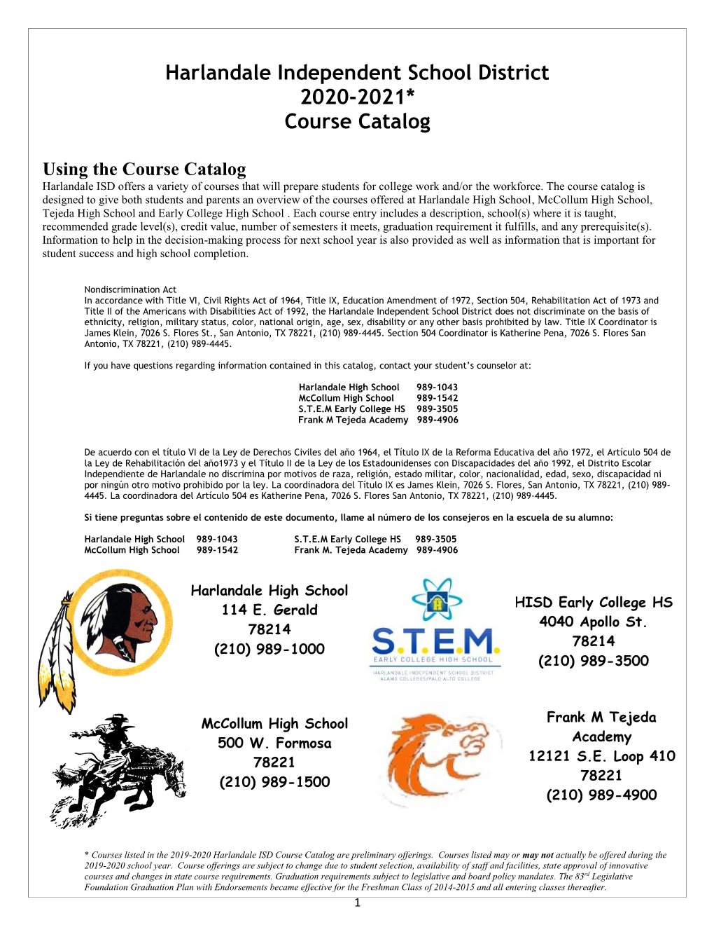 2016-2017 Hs Course Catalog Draft