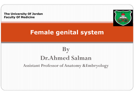 Female Genital System