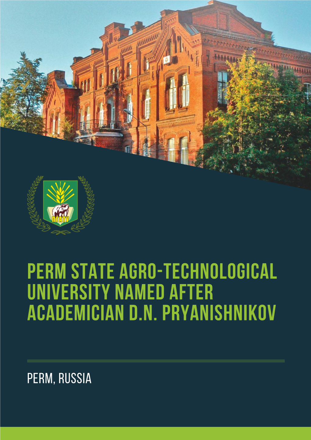 Perm State Agro-Technological University Named After Academician D.N