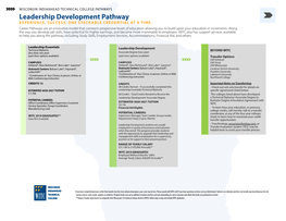 Leadership Development Pathway 2021-22