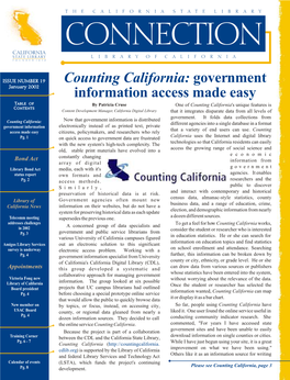 Counting California: Government Information Access Made Easy