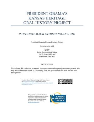 Back Story/Finding Aid