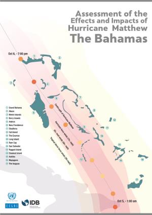 Assessment of the Effects and Impacts of Hurricane Matthew the Bahamas