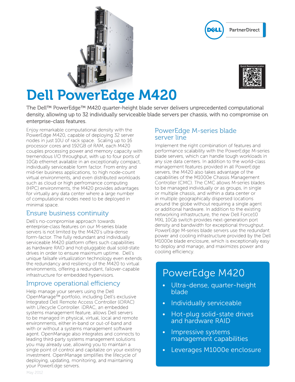 Dell Poweredge M420