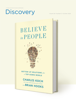 Discovery Volume 26 | Number 2 | October 2020 Discovery BELIEVE in PEOPLE