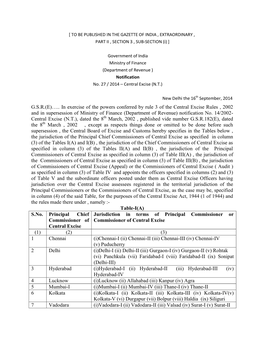 In Exercise of the Powers Conferred by Rule 3 of the Central Excise Rules , 2002 and in Supersession of Ministry of Finance (Department of Revenue) Notification No