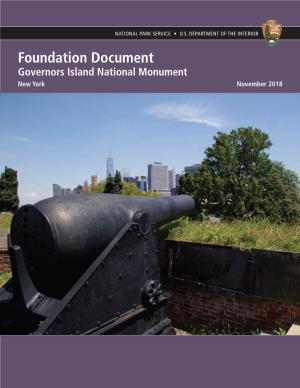 Governors Island National Monument Foundation Document
