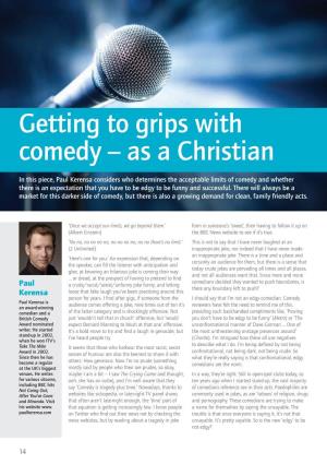 Getting to Grips with Comedy – As a Christian
