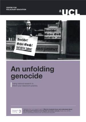 An Unfolding Genocide Using National Research to Inform Your Classroom Practice