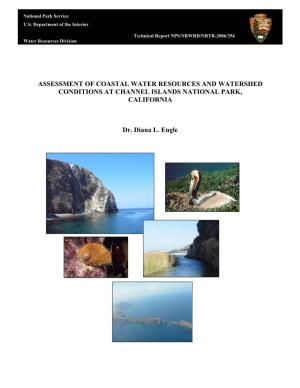 Assessment of Coastal Water Resources and Watershed Conditions at Channel Islands National Park, California