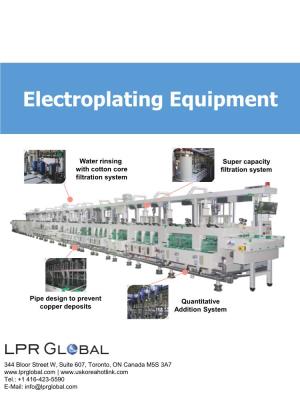 Automatic Electroplating Equipment Brochure
