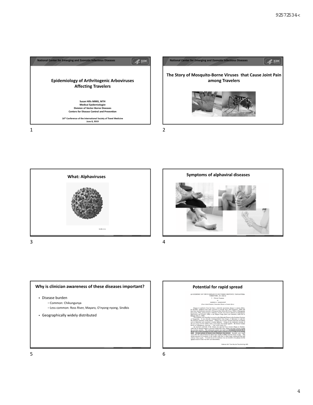 SY10.01 Epidemiology of Arthritogenic Arboviruses Affecting