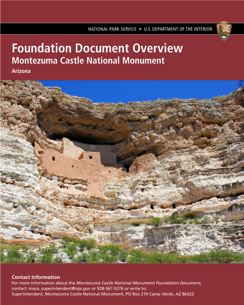 Foundation Document Overview, Montezuma Castle National