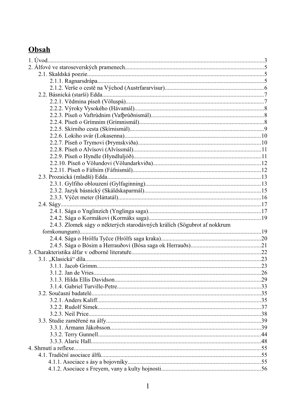 3. Charakteristika Álfar V Odborné Literatuře