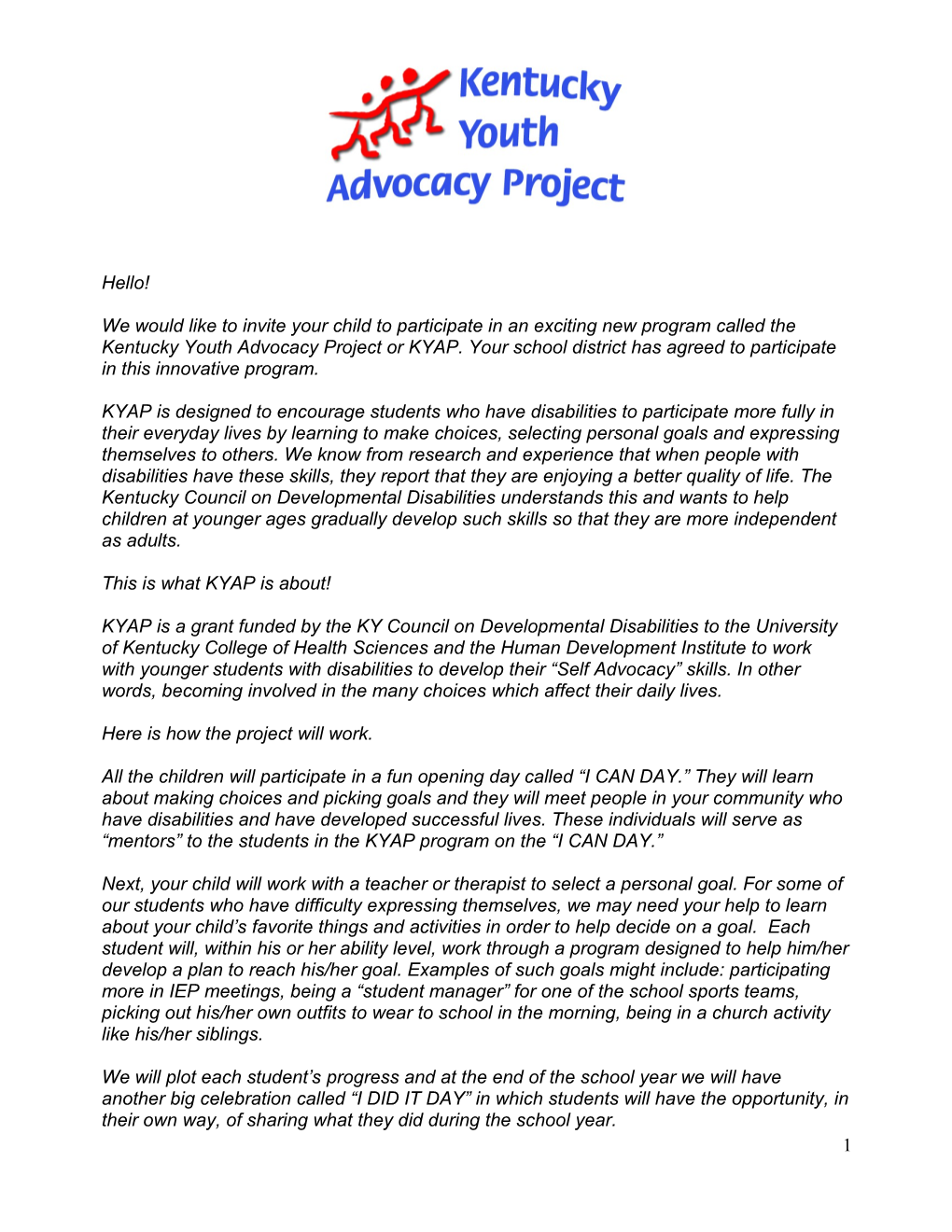 Kentucky Youth Advocacy Project