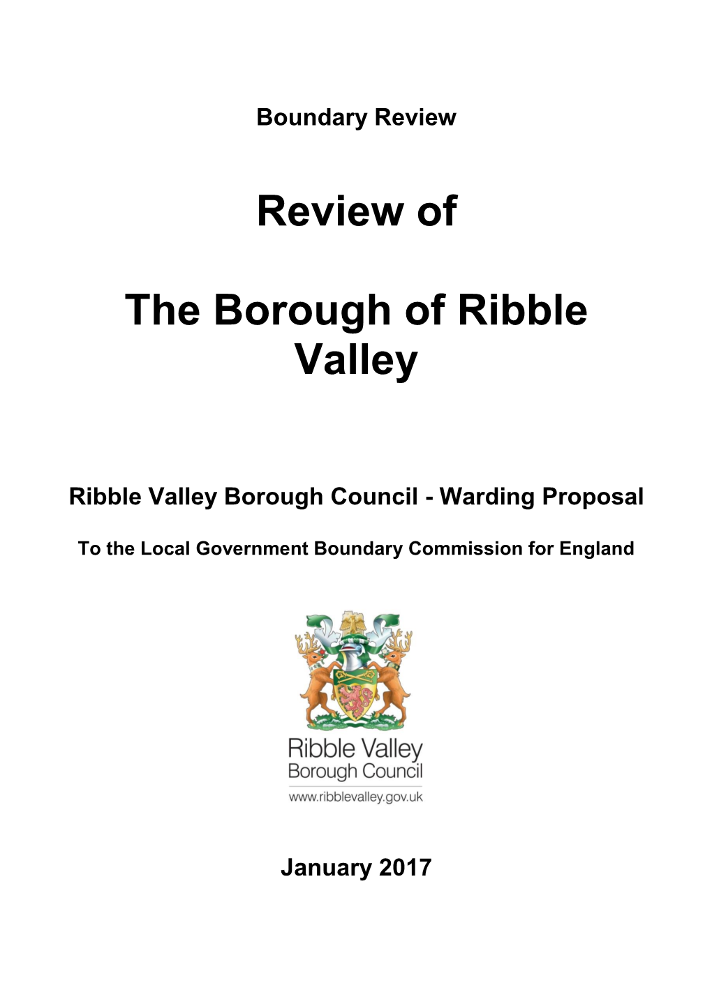 Review of the Borough of Ribble Valley