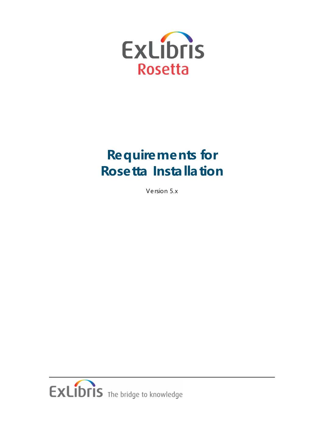 Requirements for Rosetta Installation
