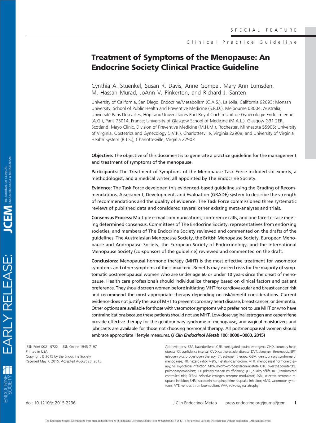 An Endocrine Society Clinical Practice Guideline