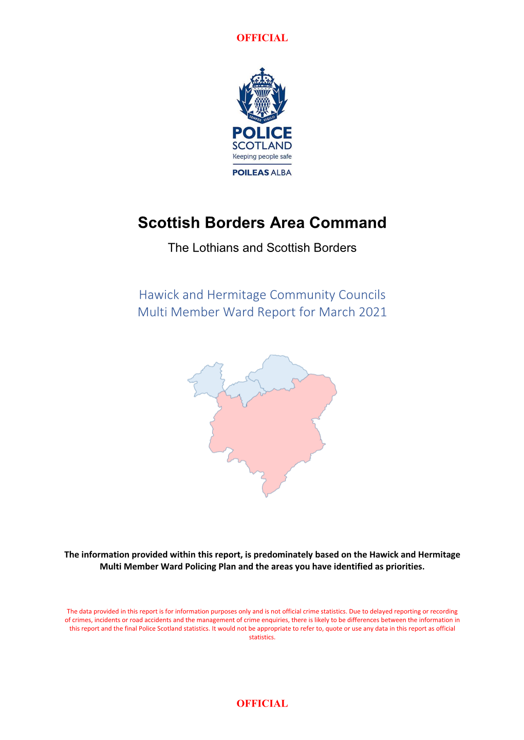 Scottish Borders Area Command the Lothians and Scottish Borders