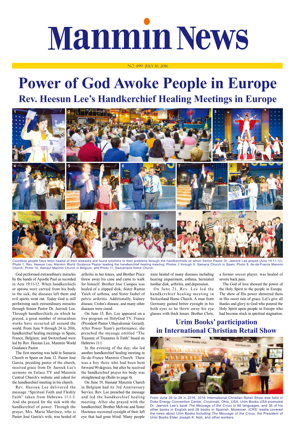 Power of God Awoke People in Europe Rev