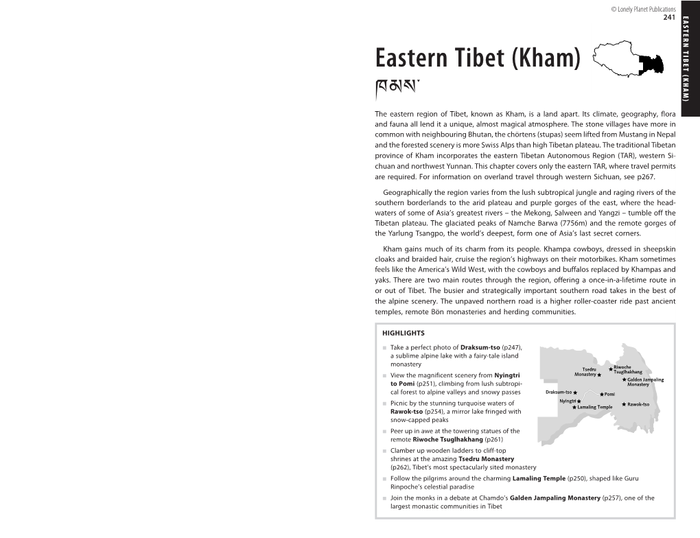 Eastern Tibet (Kham) 241