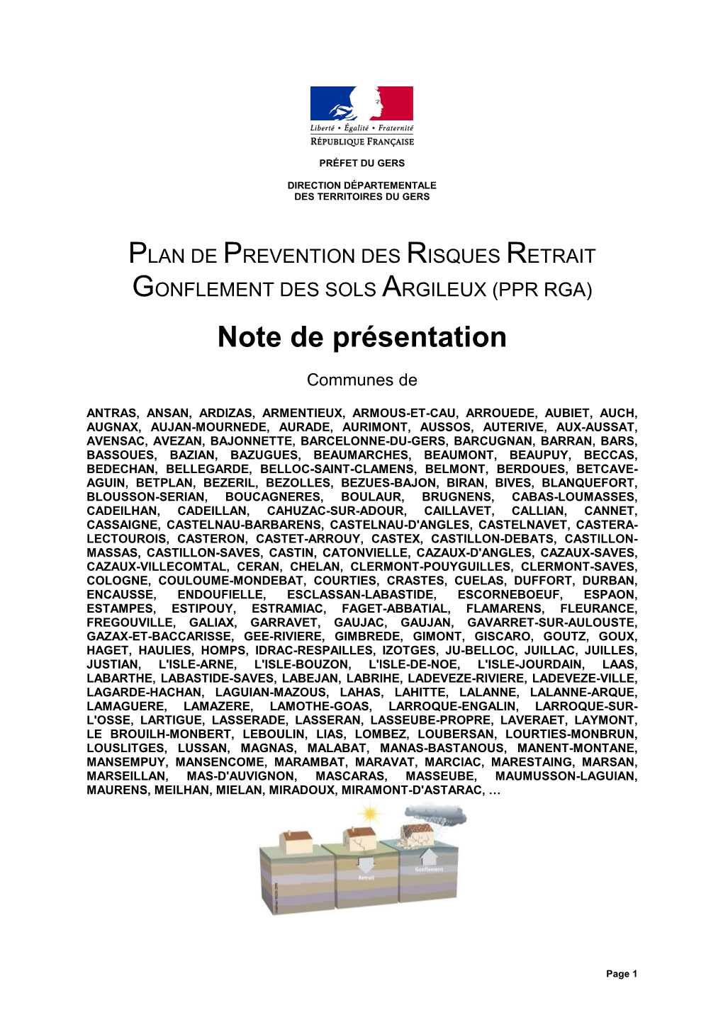 Note De Présentation