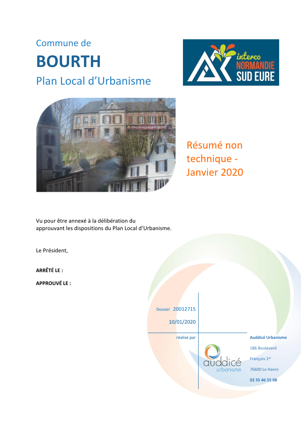 BOURTH Plan Local D’Urbanisme