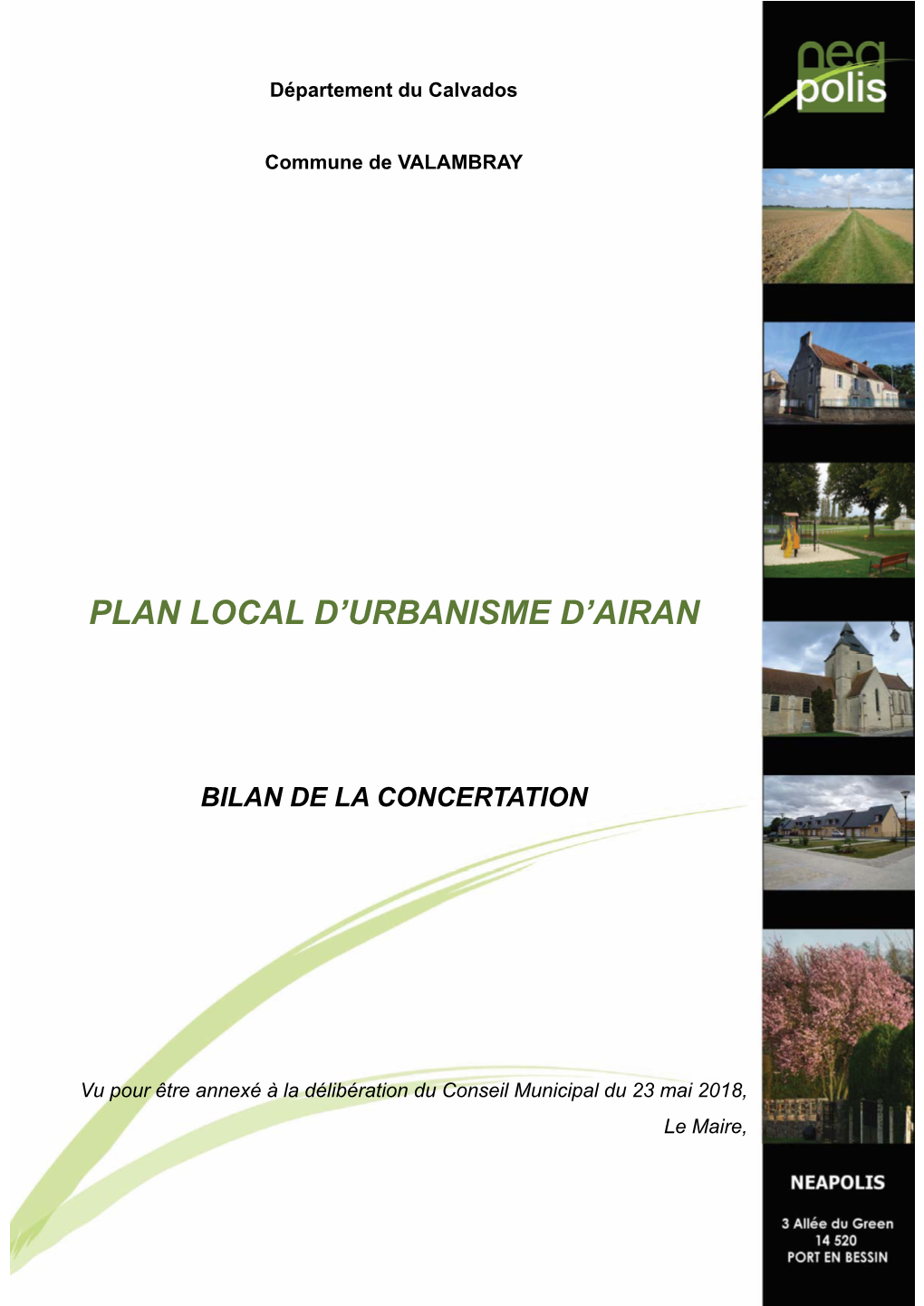 Plan Local D'urbanisme D'airan