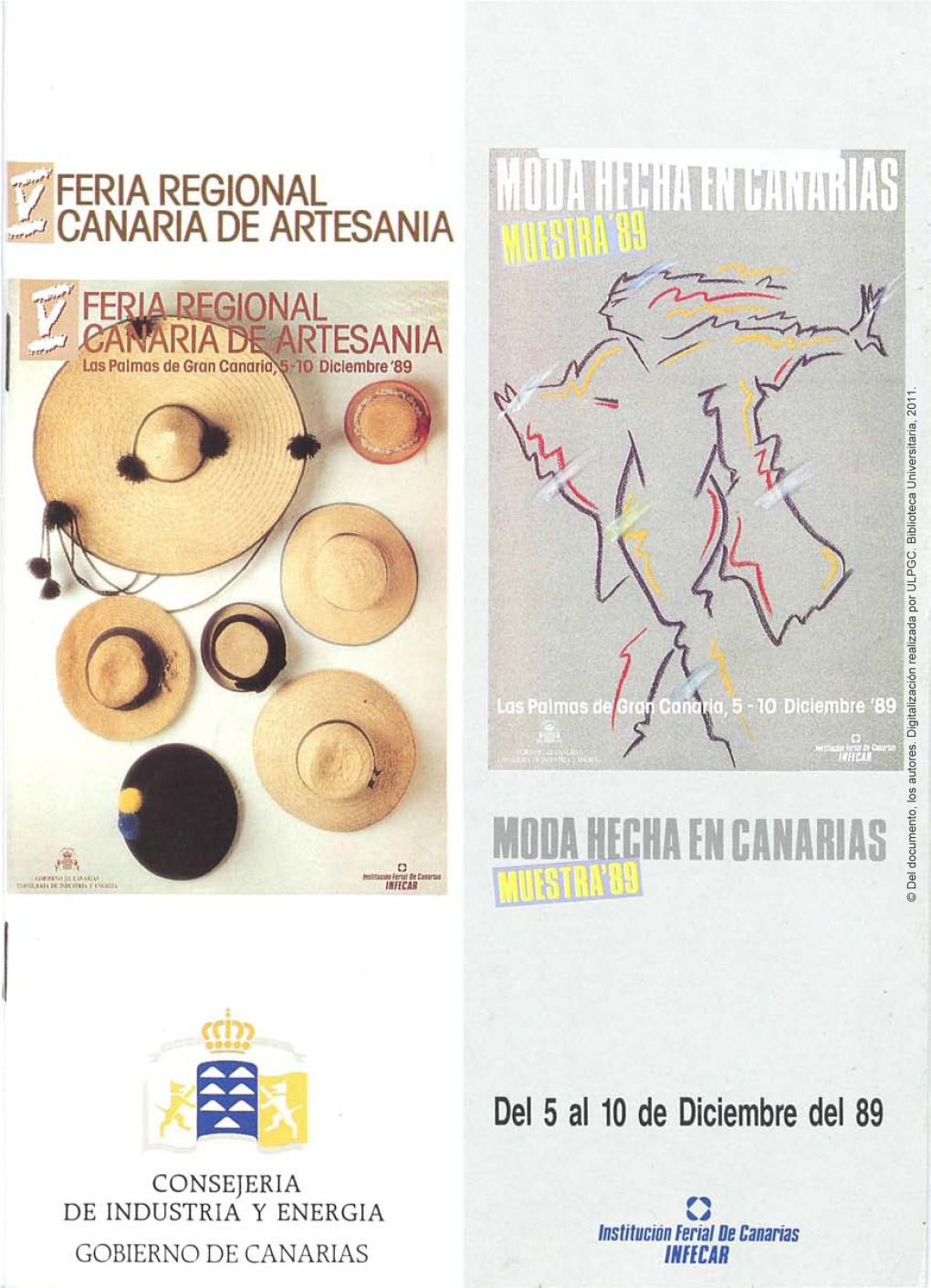 V Feria Regional De Artesanía Y Muestra '89 De Moda Hecha En Canarias
