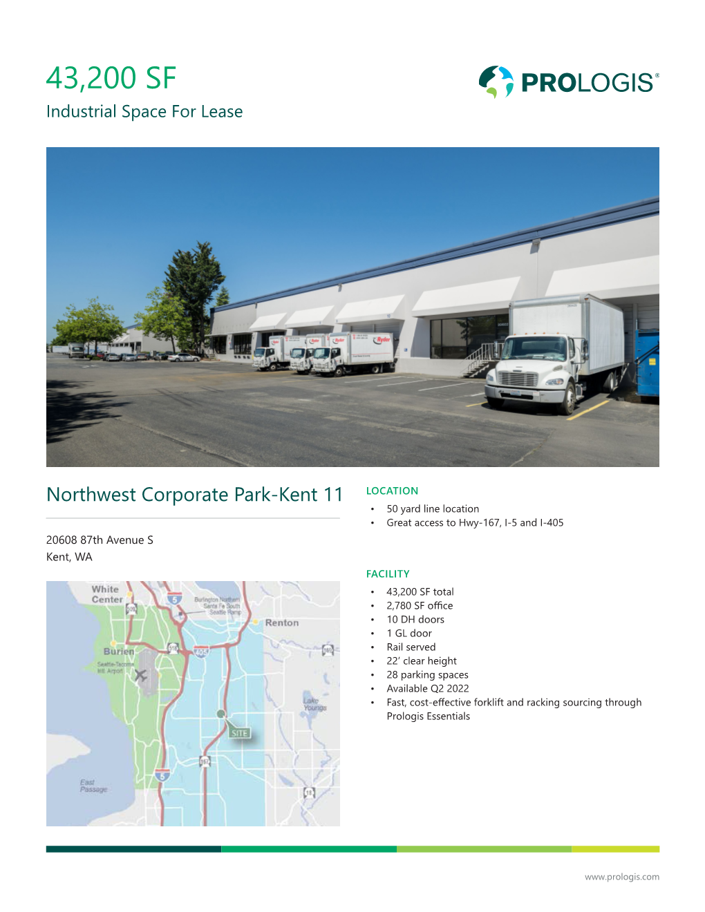 43,200 SF Industrial Space for Lease