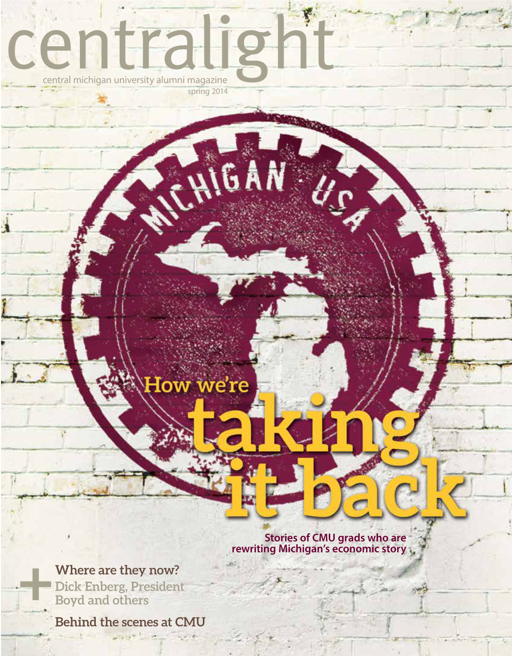 Where Are They Now? Dick Enberg, President + Boyd and Others Behind the Scenes at CMU Centralight Spring 2014