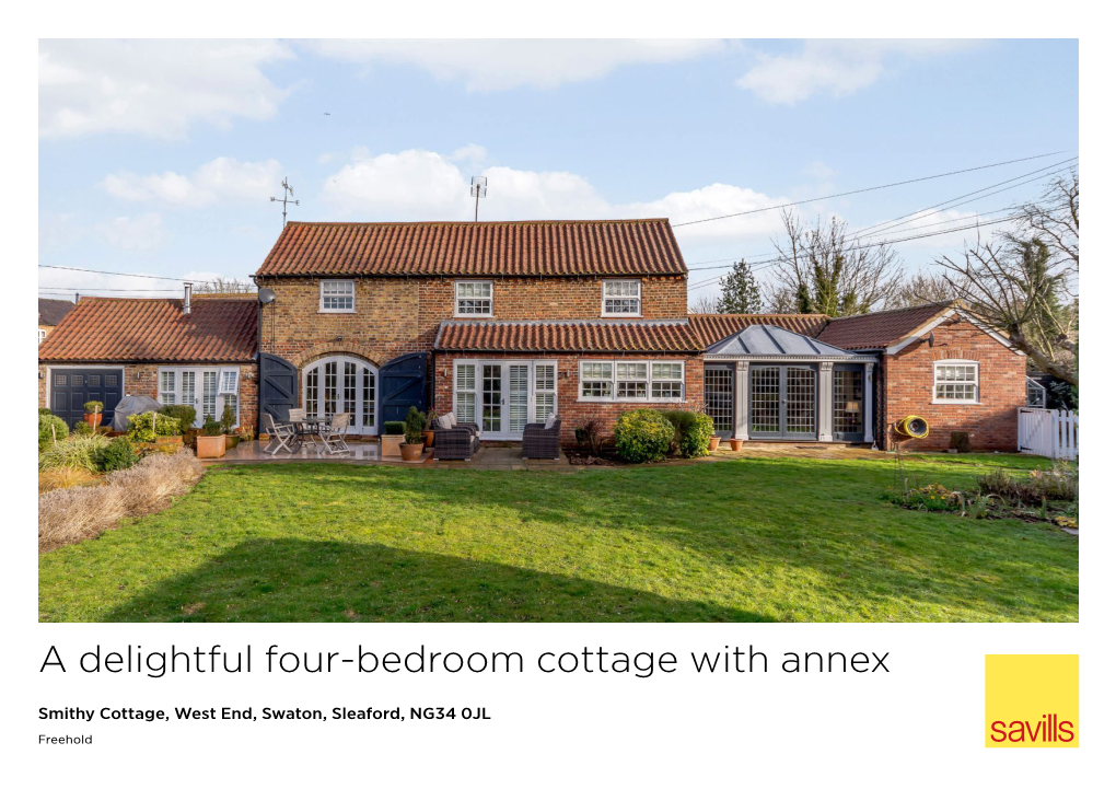 A Delightful Four-Bedroom Cottage with Annex