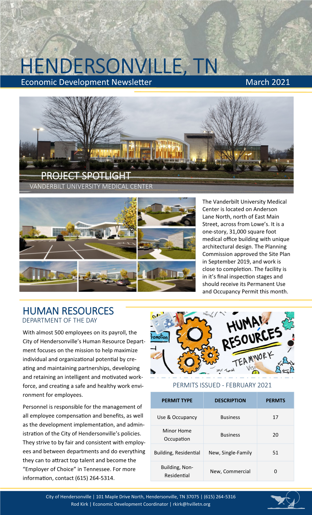 HENDERSONVILLE, TN Economic Development Newsletter March 2021