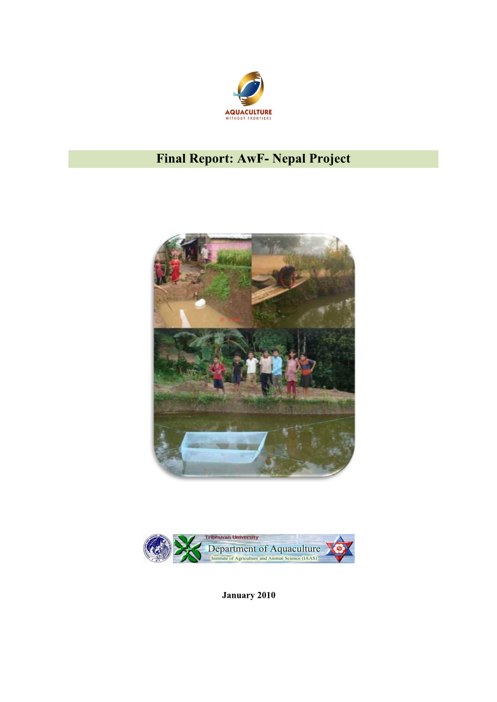 Final Report: Awf- Nepal Project