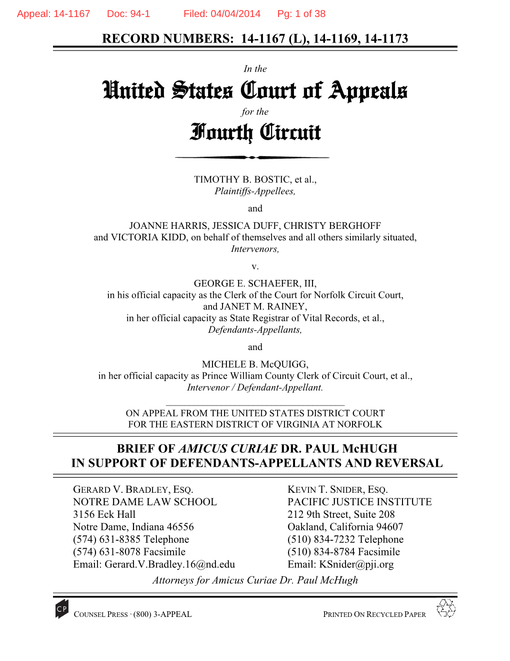 United States Court of Appeals for the Fourth Circuit