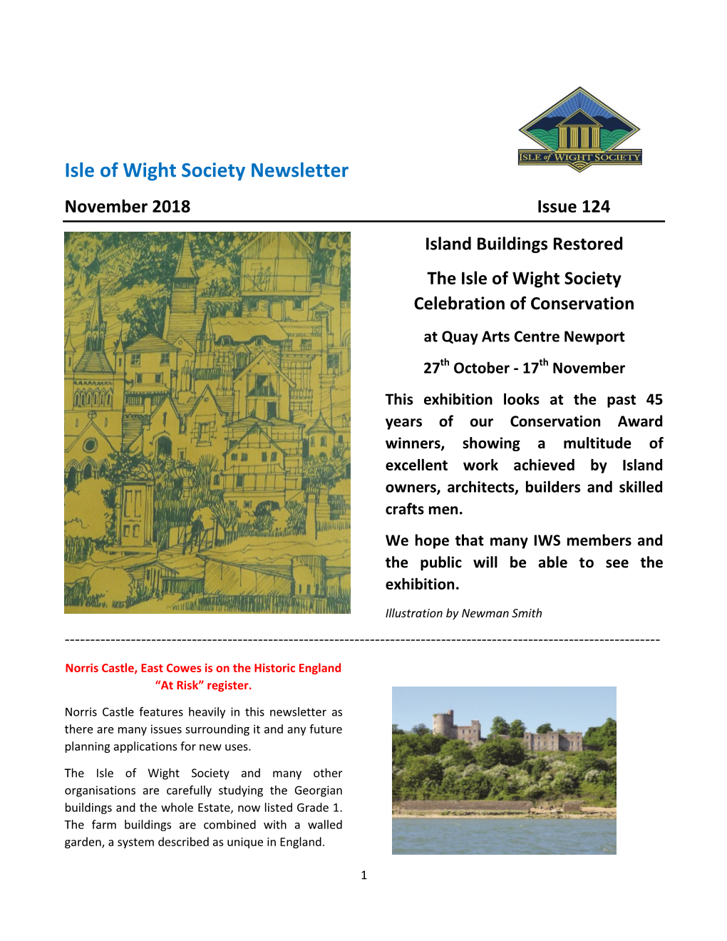 Isle of Wight Society Newsletter
