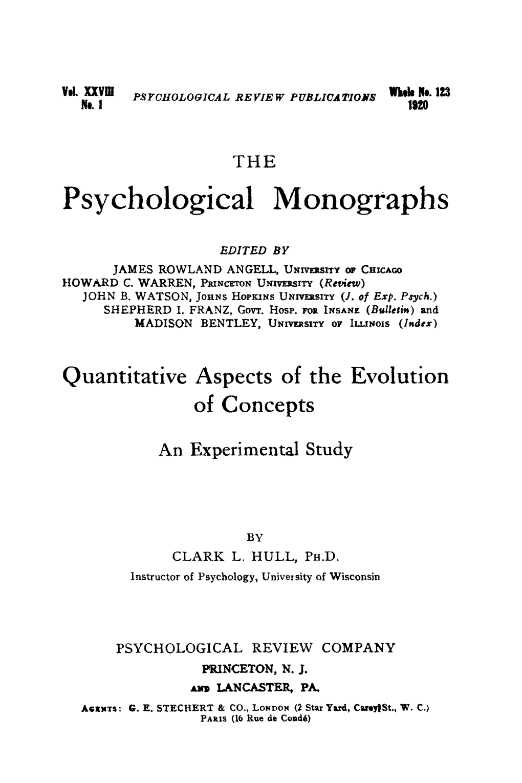 Quantitative Aspects of Evolution of Concepts 5