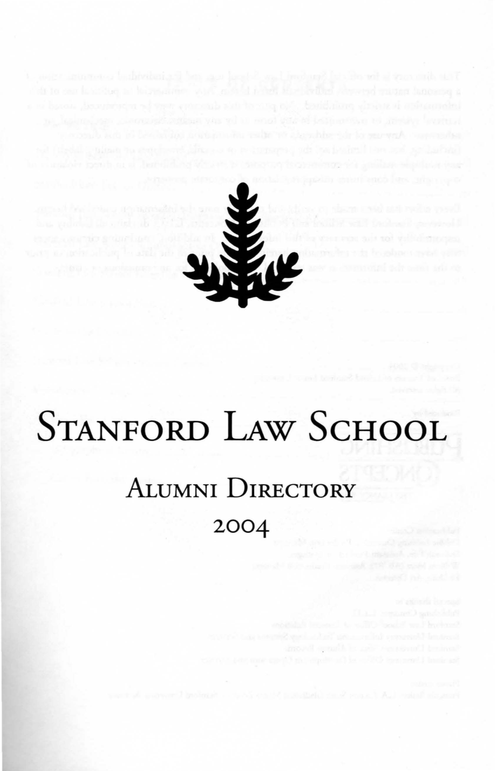 2004 Alumni Directory