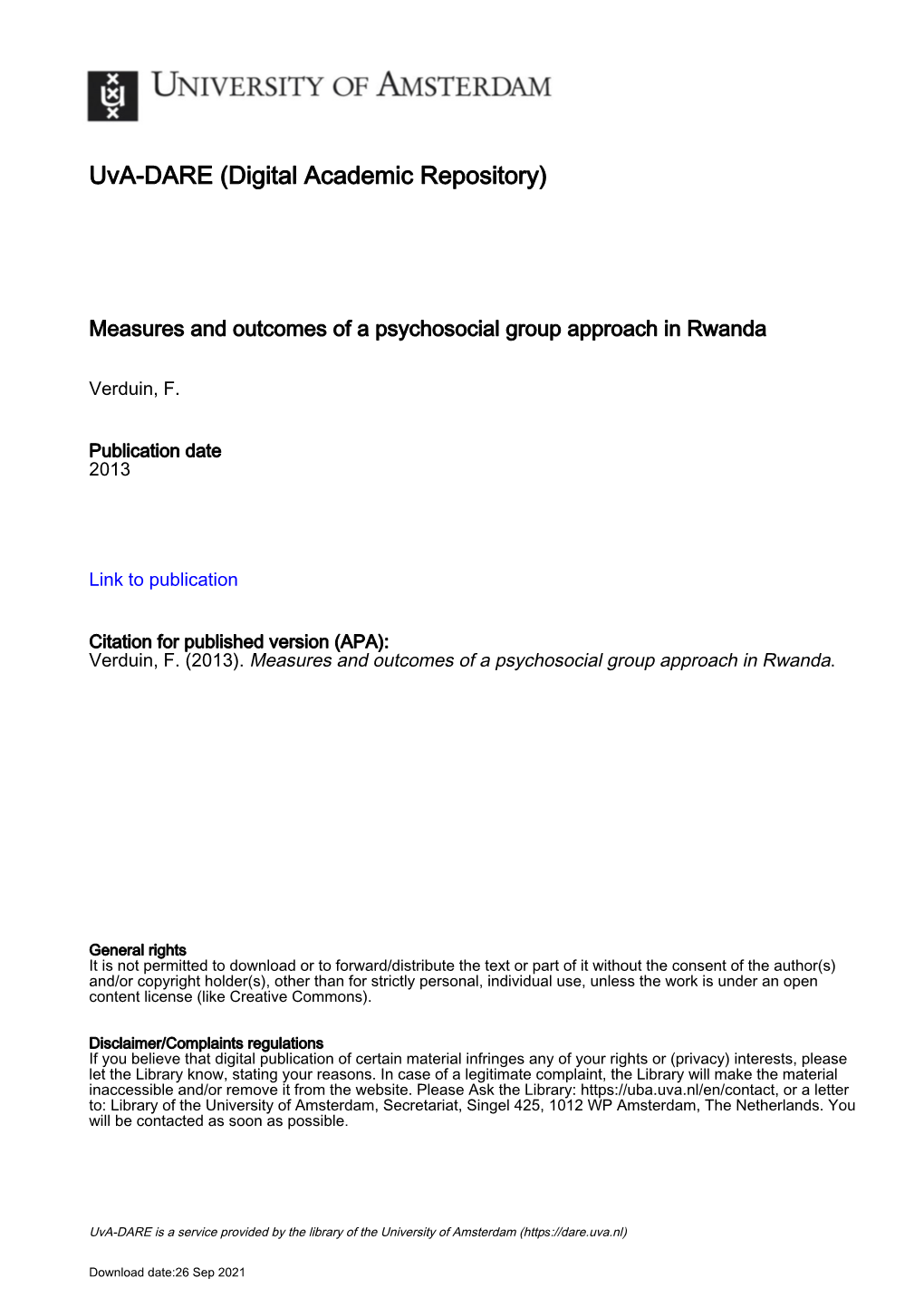 Intimate Partner Violence in Rwanda: the Mental Health of Victims and Perpetrators